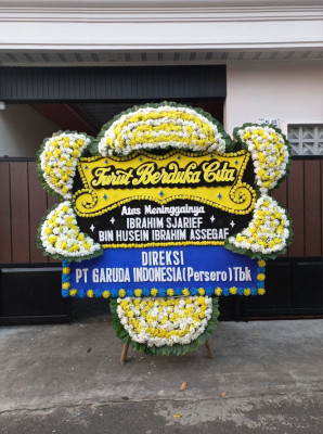 Papan Bunga Duka di Bonorowo